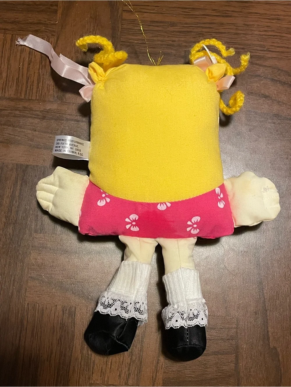 Mini Pillow People 1985 Vintage Plush Doll Girl's Sweet Dreams, 9-inch